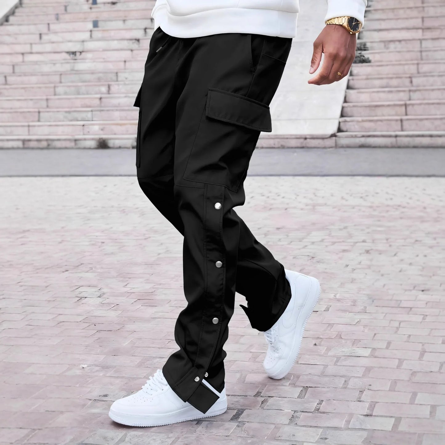 Men's Summer Tactical Cargo Pants Lightweight Casual Waterproof Trousers Casual Pants Wear-resisting Multi-pocket Outdoor Hiking