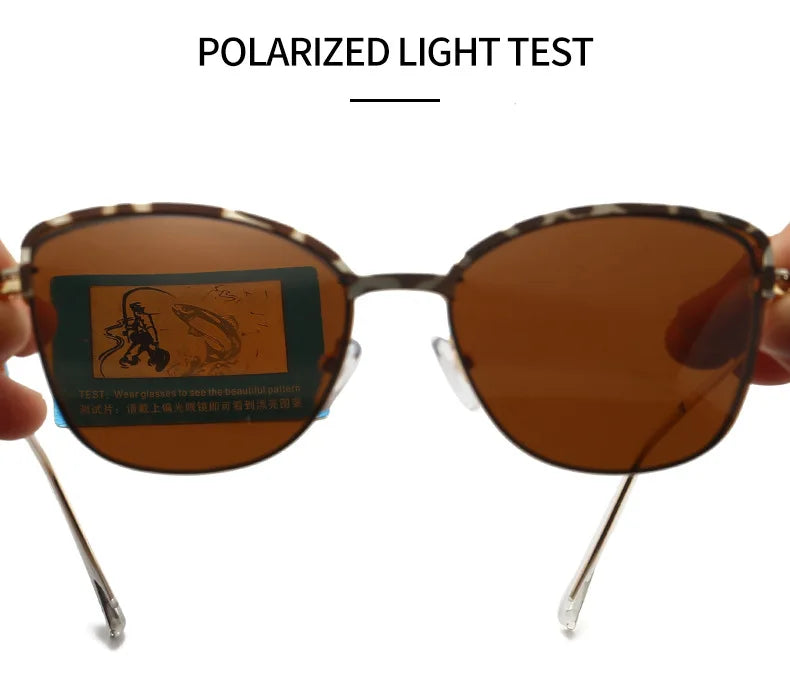 New Fashion Cat Eye Polarized Sunglasses Magnetic Clip-On Myopia Optical Glasses Customizable Prescription 7015