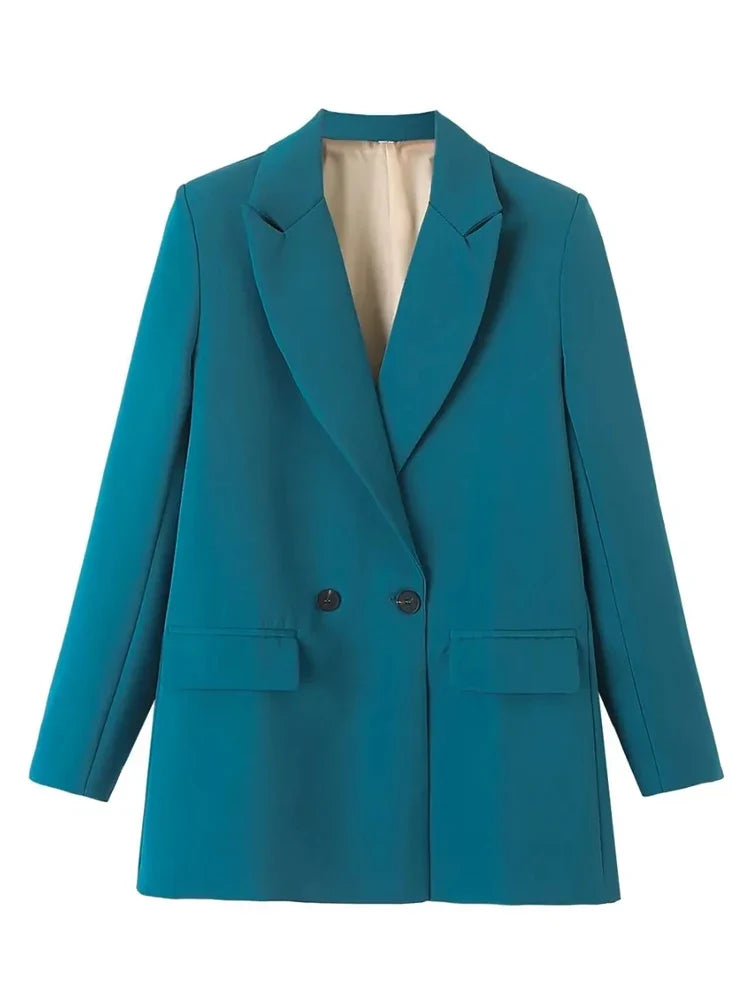 Blazer Woman Black Beige Khaki Blue Green Gray Women coat Fashion Office Wear Women's Blazers Jacket Outerwears 2024