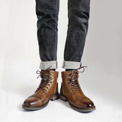 Size 8~13 Men Boots Fashion Brand Comfortable Ankle Boots For Men