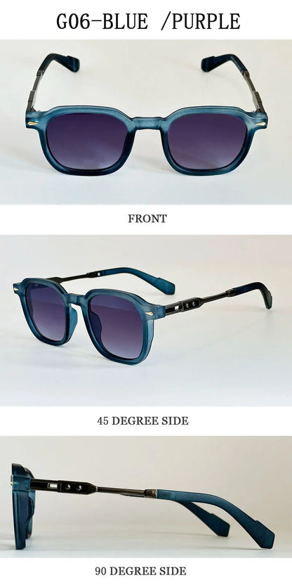 Vintage Sunglasses Women 2025 Square Sunglass Men Vacation Fashion Glasses Gafas De Sol Hombre Lunette Soleil Femme Dropshipping