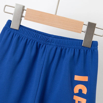 2/5-piece Set 2026 Summer Children's Multi-color Quick Drying Casual Suit Boys And Girls Versatile Short Sleeved Sports Shorts
