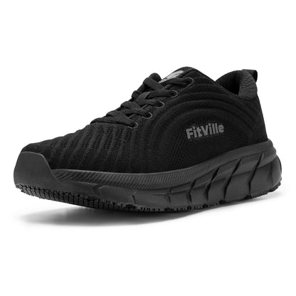 Wide Toe Box Shoes for Men Cushioned Well Extra Wide Width Shoes Non Slip Wide Lightweight Breathable Running Shoes