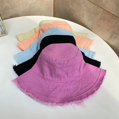 Wholesale New Bob Summer Bucket Hats Reversible Men Ladies Cotton Outdoor Sports Pull Up Fashion Panama Sun Hat Gift Wine Party