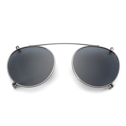 Steampunk Style Clip On Sunglasses for Men Women Anti Blue Light Glasses+Polarized Clip Fashion/Retro Computer Eyewear
