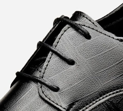 2024 New Men's Height Increasing Soft Leather Breathable Casual Business Elevator Shoes