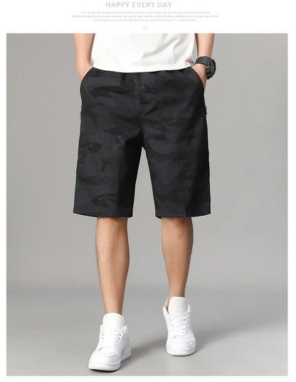 Mens Light Weight Sweat Shorts Oversized Casual Cotton Cargo Shorts Elastic Waist Drawstring Lounge Athletic Short with Pockets