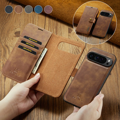 For Google Pixel 6 7 8 9 10 Pro XL/Pixel 5A 6A 7A 8A 9A Magnetic Detachable Cover 2in1 Flip Leather Wallet Phone Case
