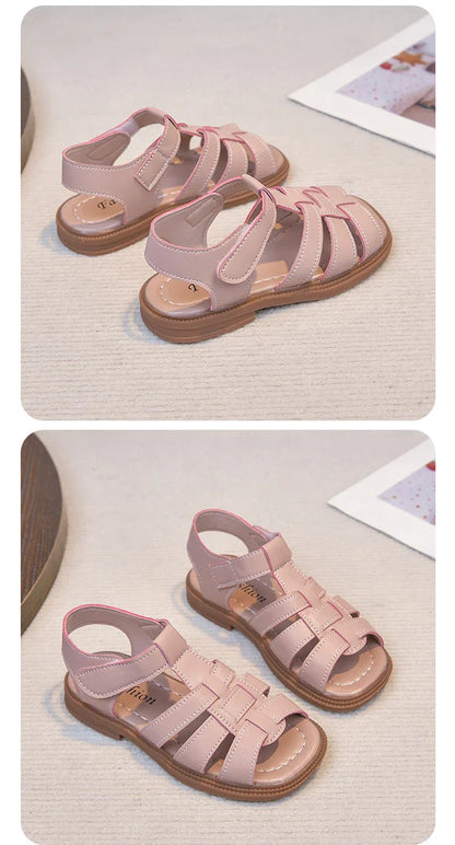 2026 Summer New Kids Sandals for Boys Girls Unisex Fashion Open Toes Candy Colors Children Beach Shoes Anti-skid Breathable Hot