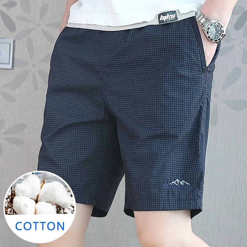 Big Size Men's Casual Shorts Lightweight Running Shorts Elastic Waist Outdoor Cool Breathable Short