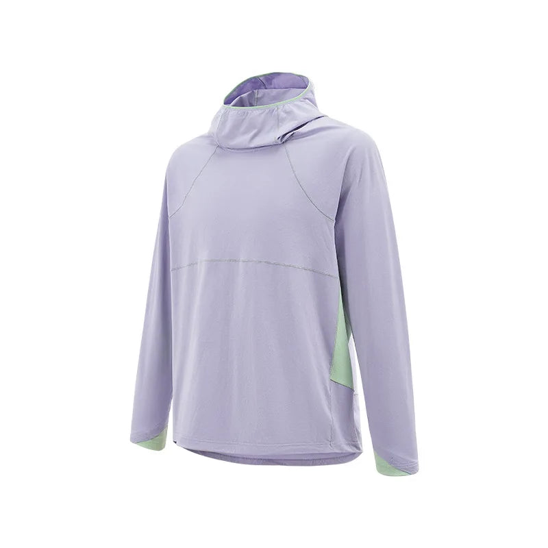 Unisex  Breathable T-Shirt, Moisture Wicking Quick-Dry Hooded, Outdoor Sports Tech Wear Hooded Long-sleeve Tracksuit
