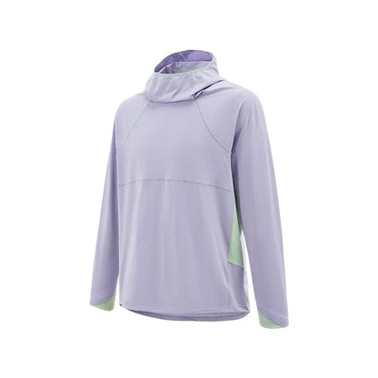 Unisex  Breathable T-Shirt, Moisture Wicking Quick-Dry Hooded, Outdoor Sports Tech Wear Hooded Long-sleeve Tracksuit