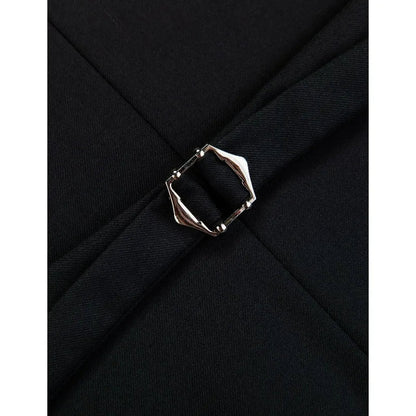 Man Waistcoat Single-breasted V-neck Male Suit Vest Simple Solid Color Comfortable Business Casual Versatile Men Vest