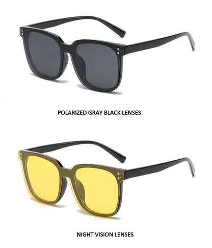 Cycling Polarized Clip On 6 In1 TR90 Myopia Sunglasses Women Magnet Sunshade Sun Glasses Eyeglasses Frame Come With Glasses Box
