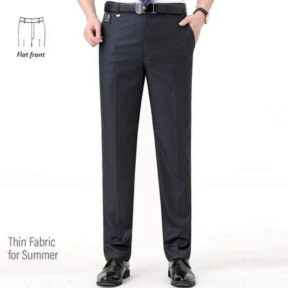 Top-Quality Men's Woolen Trousers - Traf Suit Pants,Business Formal,Trousers for Men, Man Pants, Naples Wool Dress Pants for Men
