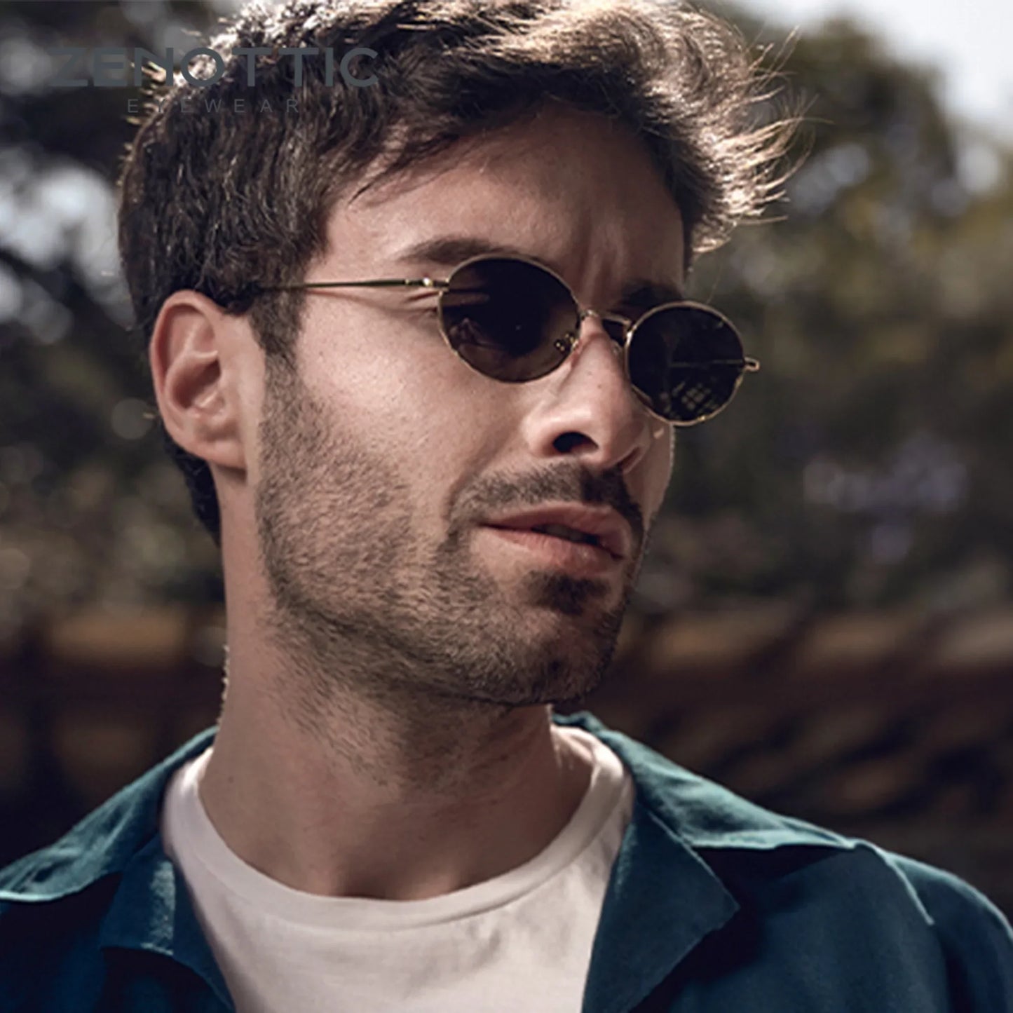 Retro Oval Polarized Sunglasses for Women Men Trendy Round Y2k Sunnies Small 90s Style Vintage Shades Sun Glasses