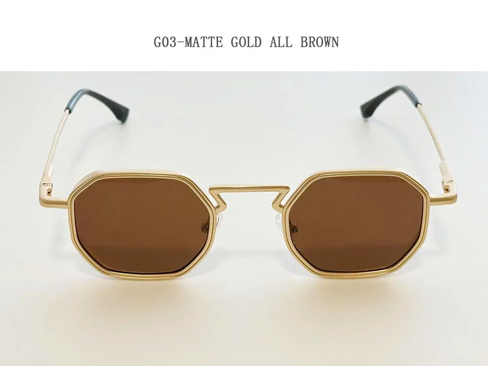 Steampunk Sunglass Men 2025 Square Sunglasses Women Trendy And Fashionable Vintage Fashion Glasses Gafas De Sol Hombre Zonnebril