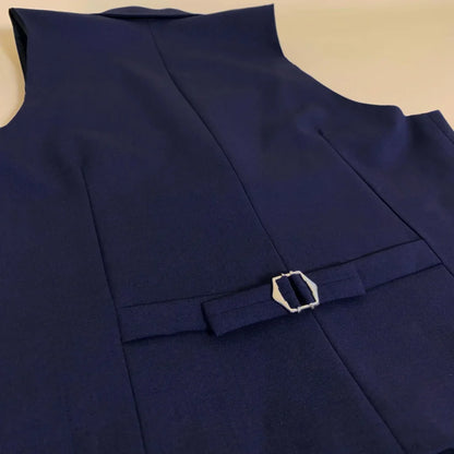 Men Vest White With Lapel Single Breasted Solid Waistcoat For Wedding Banquet Business Work Office Casual Daily Men Suit Vest