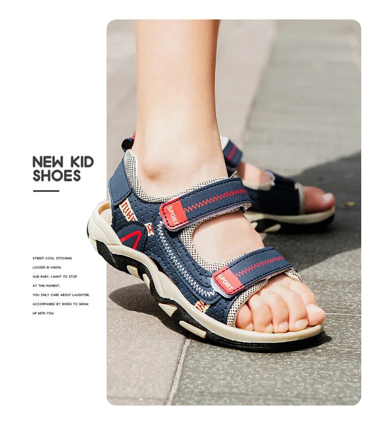 Children Sandals 2026 Summer Children's Sandals Boys Primary School Students Comfortable Soft Bottom Kids Sandals Comfortable