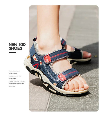 Children Sandals 2026 Summer Children's Sandals Boys Primary School Students Comfortable Soft Bottom Kids Sandals Comfortable