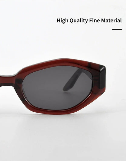 Fashion Cat Eye Retro Men Sunglasses High Quality Acetate UV400 Protection Top Brand Women Sunglasses Support Custom Lenses