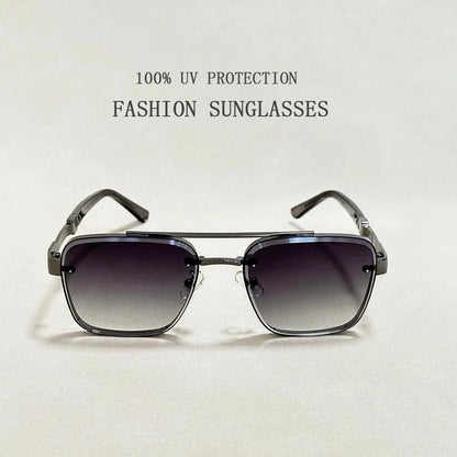 New Sunglasses For Men Luxury Fashion Glasses Sunscreen  Square Sunglasses Women Trendy Vintage Gafas De Sol Hombre Zonnebril Su