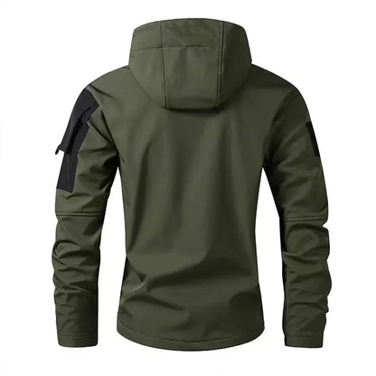 Men's Tactical Military Winter Autumn Fleece Waterproof Jackets Sports Hiking Camping Climbing Outdoor Hood Coat Hunting Combat