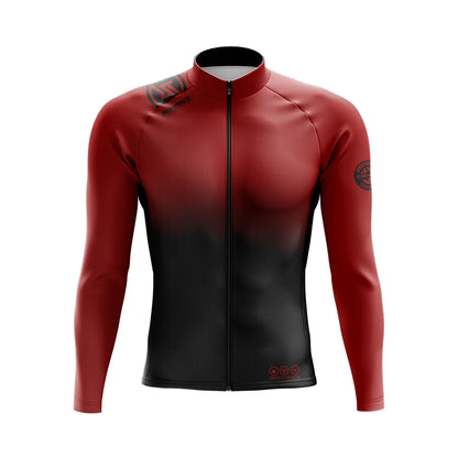 New Mans Winter Cycling Jersey Colorful Thermal Fleece Long Sleeve Jackets Road Bike RightTrack Sports Apparel