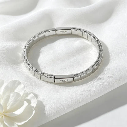 Certified D Color 2.5mm Moissanite Bangles for Women Full Diamond Men Hip Hop Tennis Bracelet 925 Sterling Silver Jewelry