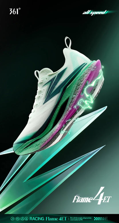 Flame 4 ET Men's Running Shoes Racing Marathon Shock-absorbing Rebound Breathable Cushioning Male Sneakers 672612223