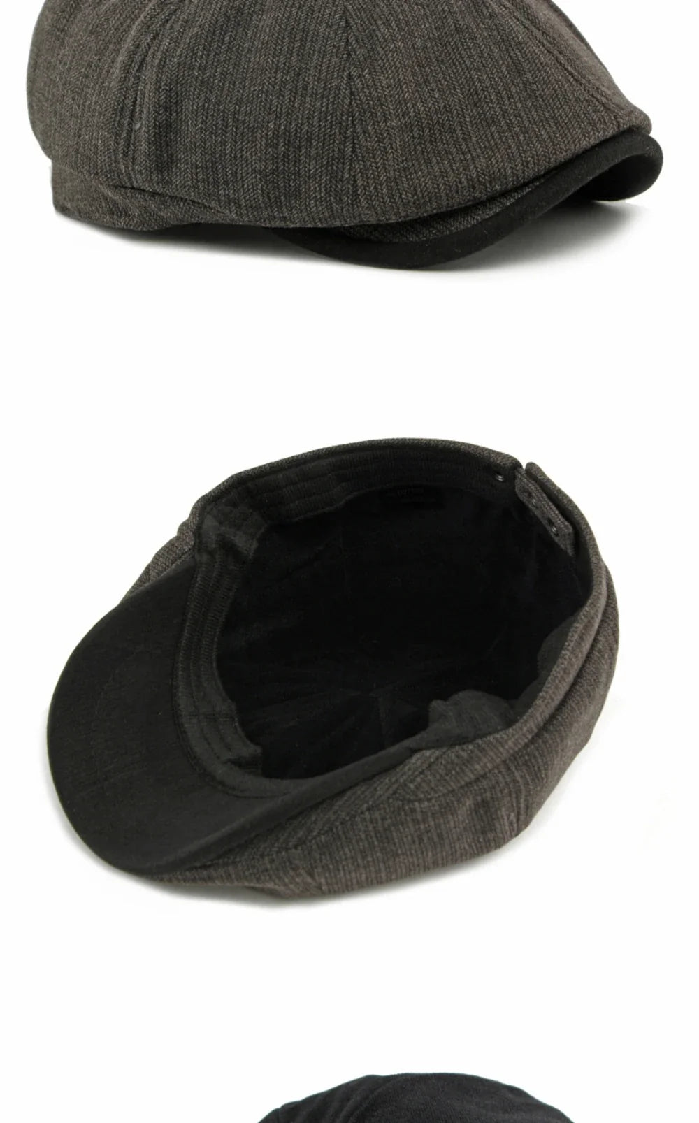 Beret Cap Men Women Autumn Winter Hat Thick Warm Artist Painter Wool Beret Hat Male Female Flat Octagonal Cap Mens Berets