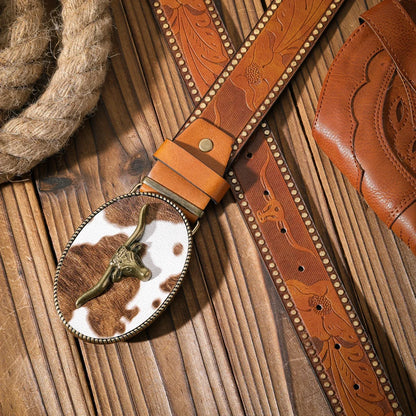 A Casual and Retro Belt, a Waist Accessory for Western-Style Clothing, Metal Buckle, PU Belt, Suitable for Both Men and Women