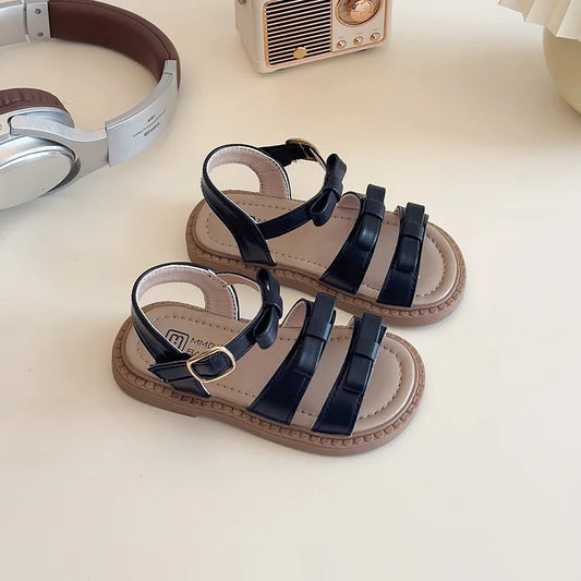 Bow-knot Girls Sandals Fashion Princess Classic Baby Girl Kids Summer Sandals Hot Sale Leisure Children Sweet Shoes Child I03072
