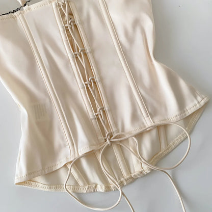 Lace Ruffles Sexy Camisole Female Strap Corset Slim Hot Girl Sensual Party Tank Top Summer 2026 Ins Holiday Mini Tops