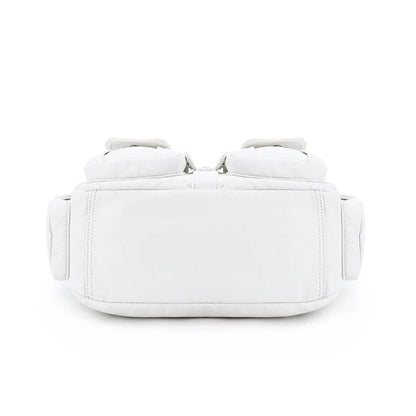 Vintage Bag Women Small Handbags Satchel Top-handle Handbag PU Shoulder Bag Fashion Dumpling Pack Multi-pockets Shoulder Bags