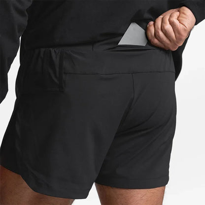Mens Gym 2 in 1 Jogger Sport Short Pants Man Quick Dry Running Workout Basketball Shorts Male Gym Fitness Sweatpant Bottoms