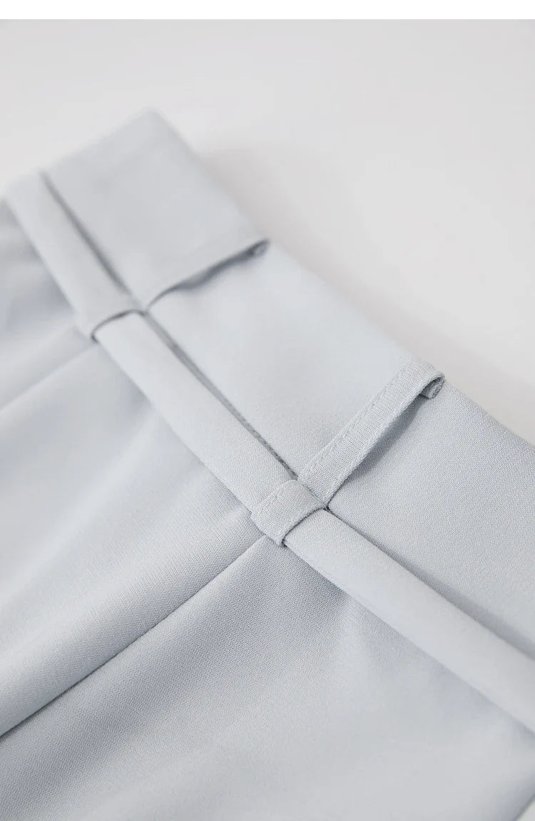 Minimalism 2024 Summer New Commuter Fashion Loose Blazer High Waist Casual Solid Pants Women's Clothes Separately 12442201