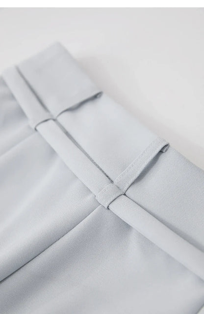 Minimalism 2024 Summer New Commuter Fashion Loose Blazer High Waist Casual Solid Pants Women's Clothes Separately 12442201