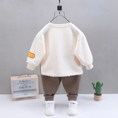 New Autumn Baby Girl Clothes Children Boys Cartoon T-Shirt Pants 2Pcs/Sets Toddler Casual Costume Infant Outfits Kids Tracksuits