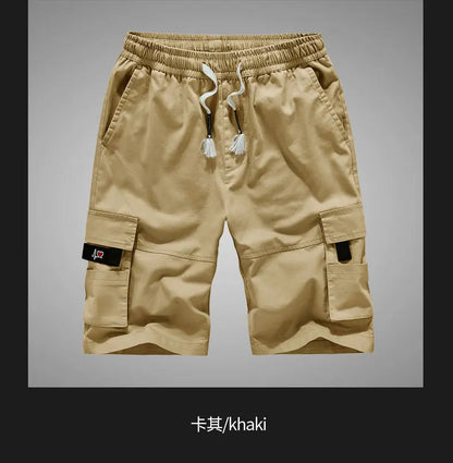 Mens Summer New Trendy Brand Five Point Cropped Pants High Quality Cargo Shorts Mens Plus Size Sports Casual Fashion Shorts