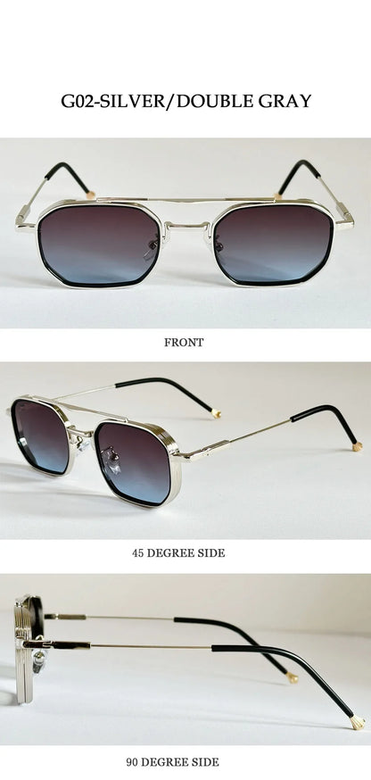 2025 Square Sunglasses Women Trendy Vintage Steampunk Sunglass Men Luxe Fashion Glasses Gafas De Sol Hombre Lunette Soleil Femme