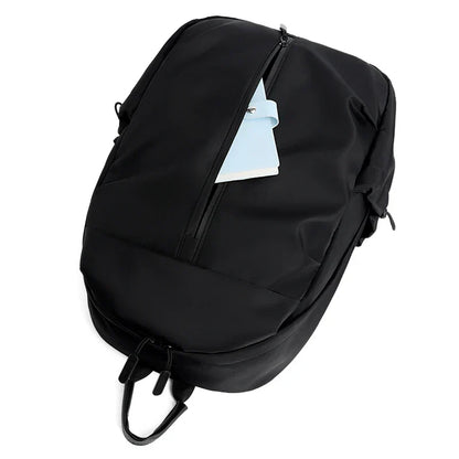 1 14 Inch Large Capacity Leisure Schoolbag Sports Simple Men And Women Universal Computer Backpack With Pendant