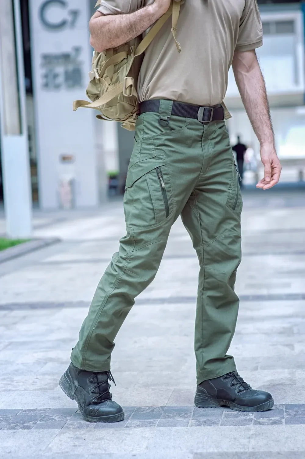 IX9 Tactical Pants Men Classic Hiking Trousers Outdoor Hunting Camouflage Men Cargo Pants for Men Hunting Style Casual Pants