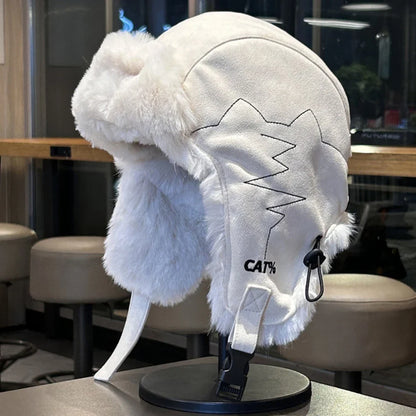 Russian Hat New Thick Warm Winter Hats for Men Women Fleece Fur Lined Beanie Hat Male Female Snow Ski Trapper Earflap Cap
