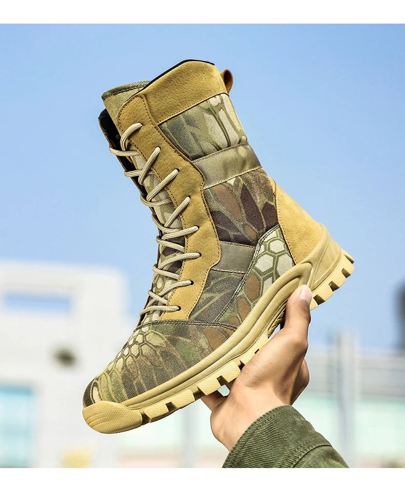 Men Tactical Boots Waterproof Hiking Shoes Brand Ankle Plus Climbing Shoes Size Boot Free Shipping Outdoor Casual