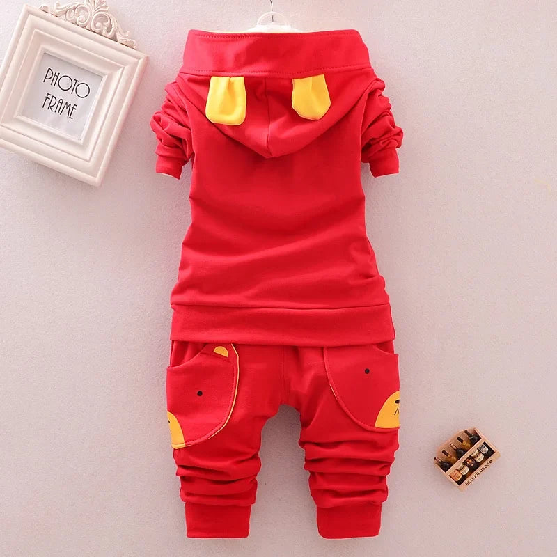 New Spring Autumn Baby Girl Clothes Suit Boys Outfits Children Fashion Hoodies Pants 2Pcs/Sets Toddler Costume Kids Tracksuits