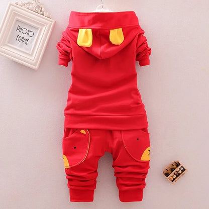New Spring Autumn Baby Girl Clothes Suit Boys Outfits Children Fashion Hoodies Pants 2Pcs/Sets Toddler Costume Kids Tracksuits
