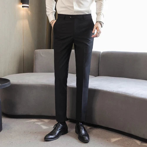 Bright Red Men's Suit Pants, Asian Size Business/office Formal Trousers, Available in Blue, Black, Purple, Gray, Khaki, Green.