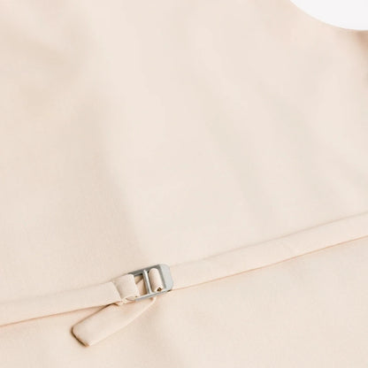 Men Vest Beige With Lapel Solid Single Button Waistcoat For Wedding Birthday Banquet Party Business Daily Casual Men Suit Vest