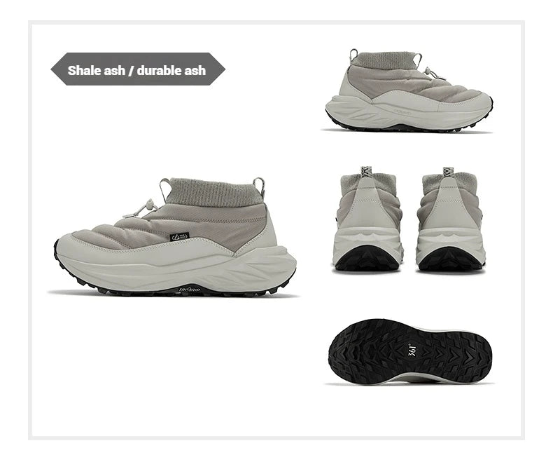 Men Winter Boots High-Top Thermal Ankle Support  Fleece Lined Ice Grip Abrasion-Resistant Sneakers Male 672542215A